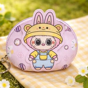 NWT Mini Labubu purse with 
Keychain Adorable